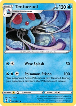 Tentacruel #27 - Pokemon Evolving Skies