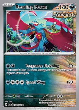 Roaring Moon HOLO #109 - Pokemon Temporal Forces