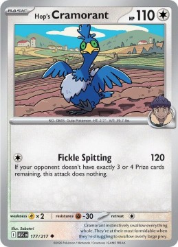 Hop's Cramorant ENERGY PATTERN #177 - Pokemon Ascended Heroes