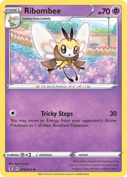 Ribombee REVERSE HOLO #79 - Pokemon Evolving Skies