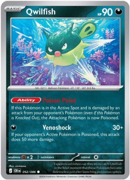 Qwilfish #52 - Pokemon Chaos Rising