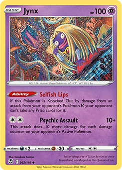 Jynx #62 - Pokemon Silver Tempest