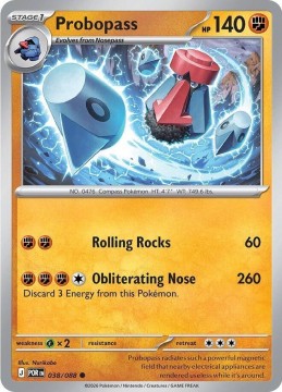 Probopass REVERSE HOLO #38 - Pokemon Perfect Order