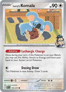Larry's Komala ENERGY PATTERN #175 - Pokemon Ascended Heroes