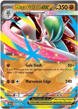 Mega Gallade EX #48 - Pokemon Chaos Rising
