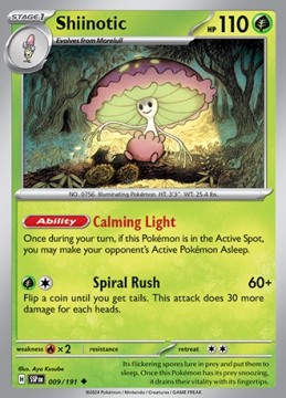 Shiinotic #9 - Pokemon Surging Sparks