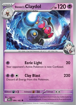 Steven's Claydol #84 - Pokemon Destined Rivals