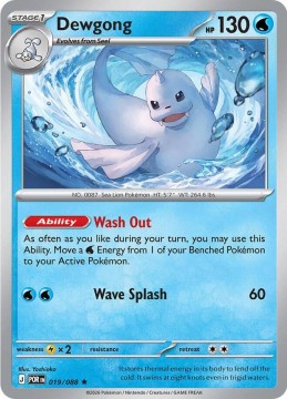 Dewgong REVERSE HOLO #19 - Pokemon Perfect Order