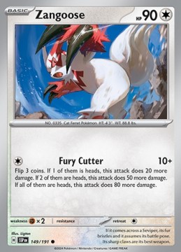 Zangoose #149 - Pokemon Surging Sparks