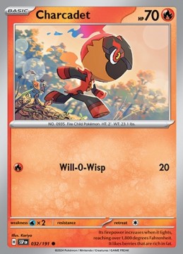 Charcadet #32 - Pokemon Surging Sparks