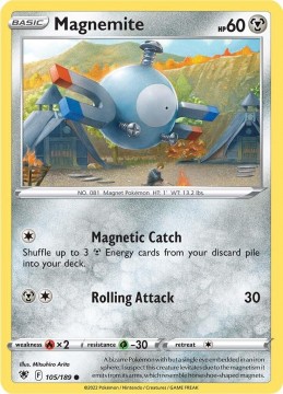 Magnemite REVERSE HOLO #105 - Pokemon Astral Radiance