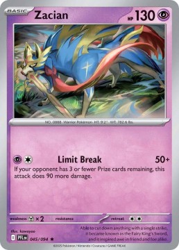 Zacian HOLO #45 - Pokemon Phantasmal Flames