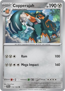 Copperajah REVERSE HOLO #110 Pokemon Journey Together