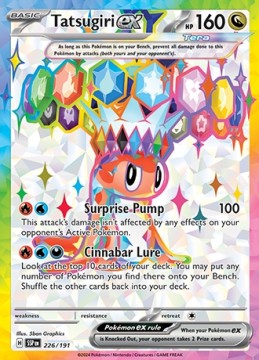Tatsugiri EX #226 - Pokemon Surging Sparks