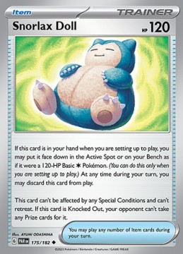Snorlax Doll #175 - Pokemon Paradox Rift