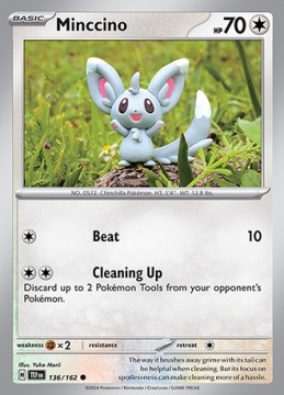 Minccino #136 - Pokemon Temporal Forces