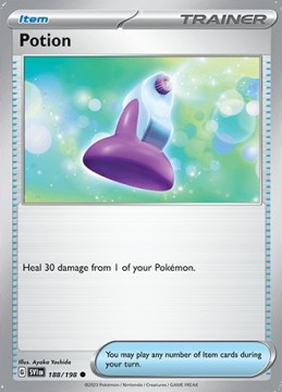 Potion REVERSE HOLO #188 - Pokemon Scarlet & Violet