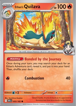 Ethan's Quilava #33 - Pokemon Destined Rivals
