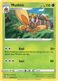 Mothim #11 - Pokemon Brilliant Stars 