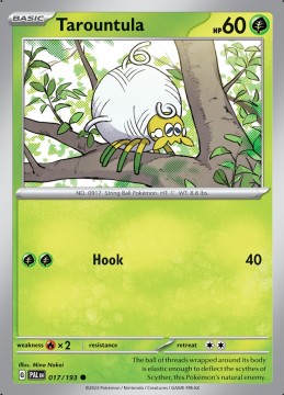 Tarountula REVERSE HOLO #17 - Pokemon Paldea Evolved