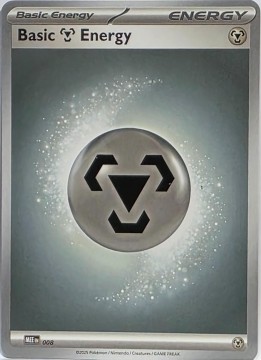 Basic Metal Energy HOLO #8 - Pokemon Mega Evolution Energy 