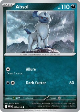 Absol #63 - Pokemon Phantasmal Flames 