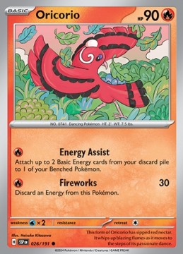 Oricorio #26 - Pokemon Surging Sparks