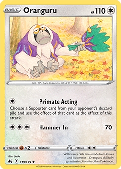 Oranguru #119 - Pokemon Crown Zenith