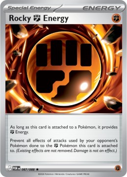 Rocky Fighting Energy REVERSE HOLO #87 - Pokemon Perfect Order