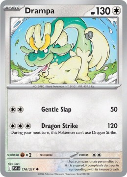 Drampa ENERGY PATTERN #176 - Pokemon Ascended Heroes 