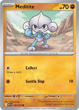 Meditite ENERGY PATTERN #103 - Pokemon Ascended Heroes