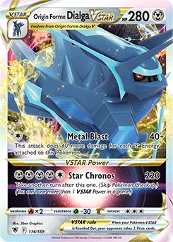 Origin Forme Dialga VSTAR #114 - Pokemon Astral Radiance