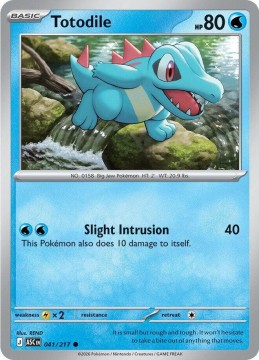 Totodile #41 - Pokemon Ascended Heroes
