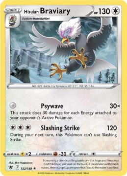 Hisuian Braviary #132 - Pokemon Astral Radiance 