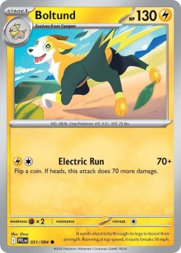 Boltund REVERSE HOLO #31 - Pokemon Phantasmal Flames
