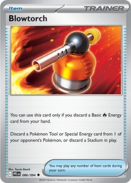 Blowtorch REVERSE HOLO #86 - Pokemon Phantasmal Flames