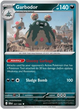 Garbodor #57 - Pokemon Chaos Rising