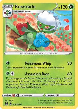 Roserade #15 - Pokemon Lost Origin