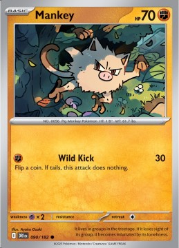 Mankey #90 - Pokemon Destined Rivals