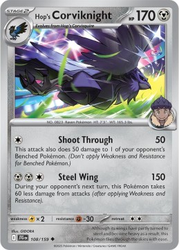 Hop's Corviknight #108 - Pokemon Journey Together