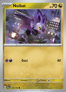 Noibat #152 - Pokemon Paldea Evolved