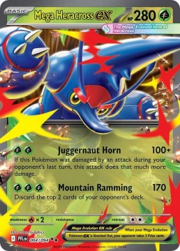 Mega Heracross EX #4 - Pokemon Phantasmal Flames 