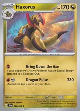 Haxorus REVERSE HOLO #46 - Pokemon Shrouded Fable