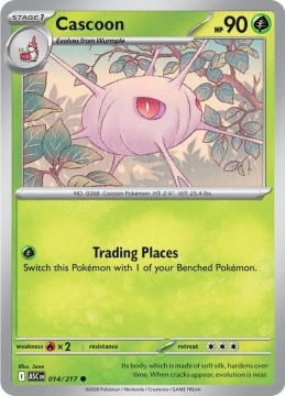 Cascoon ENERGY PATTERN #14 - Pokemon Ascended Heroes