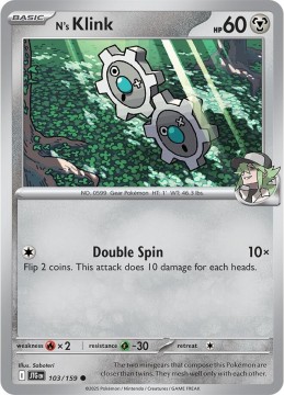 N's Klink #103 - Pokemon Journey Together 