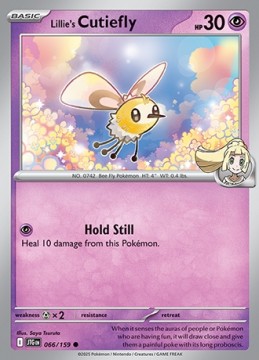 Lillie's Cutiefly REVERSE HOLO #66 - Pokemon Journey Together