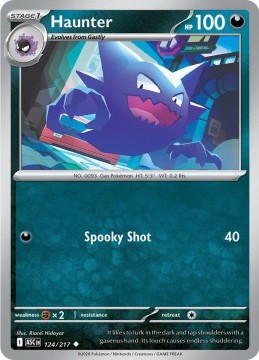 Haunter POKEBALL PATTERN #124 - Pokemon Ascended Heroes