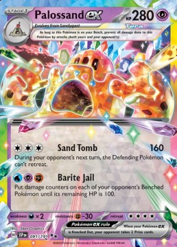 Palossand EX #91 - Pokemon Surging Sparks