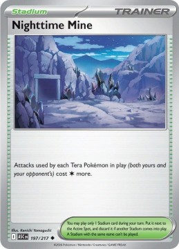 Nighttime Mine REVERSE HOLO #197 - Pokemon Ascended Heroes 