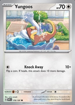 Yungoos #176 - Pokemon Obsidian Flames 